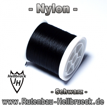 Bindegarn Nylon - Stärke: -C- Farbe: Schwarz